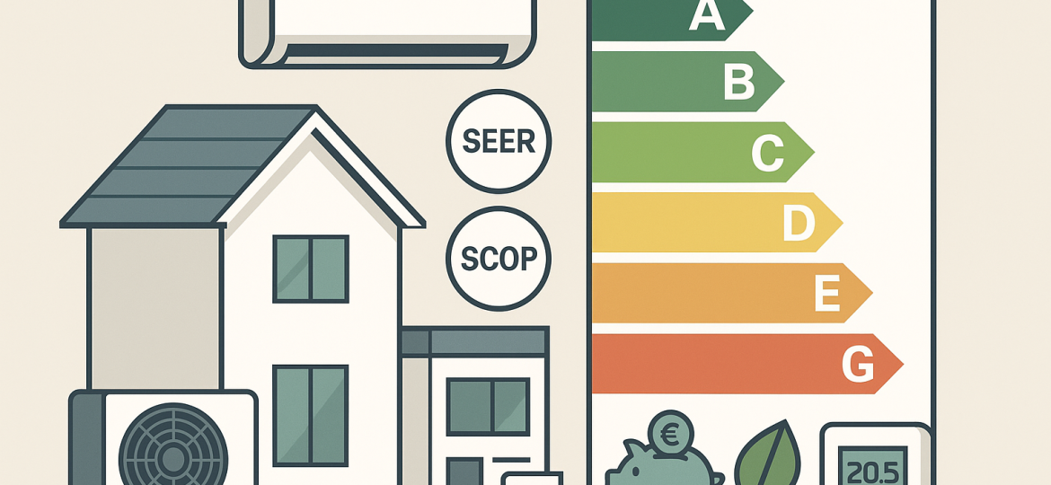 ficiencia energética y etiquetas A–G en climatización | Climac