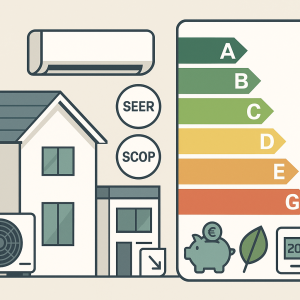 ficiencia energética y etiquetas A–G en climatización | Climac