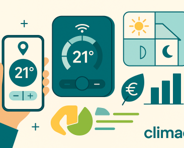Termostato inteligente con app móvil y zonificación para ahorrar energía | Climac