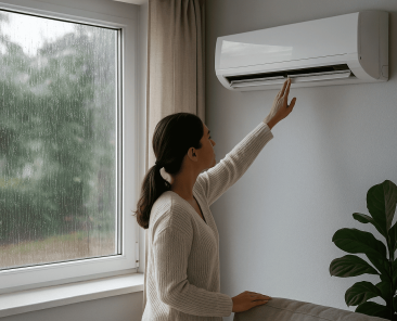 climatización en días de lluvia